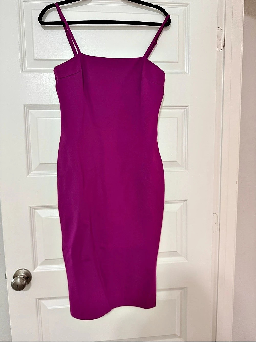 Lulus Paulina Bodycon Midi Dress purple